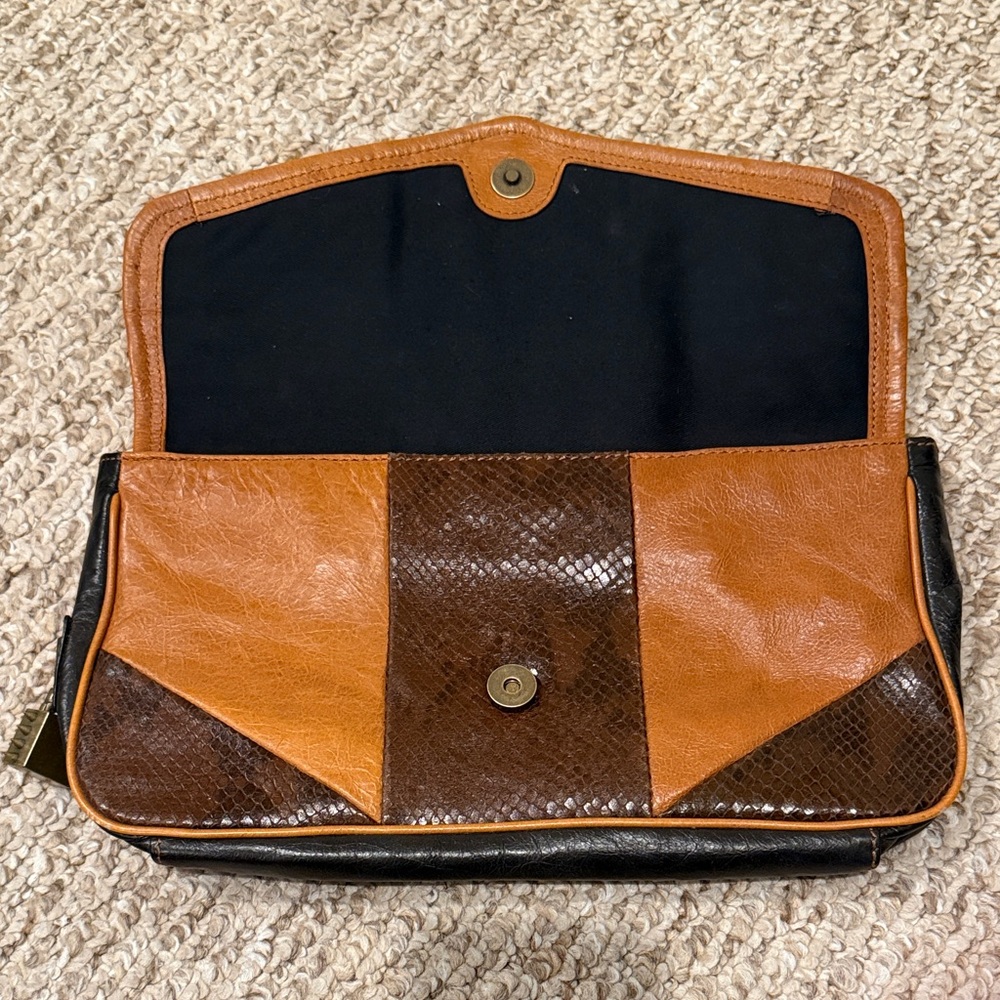 Sam Edelman Leather Patchwork Clutch - image 4